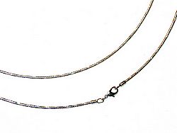 silver round omega, wire necklace slide collar 