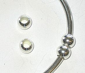 sterling silver spacer bead