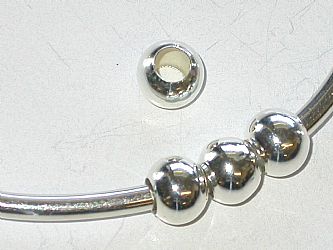 sterling silver spacer bead