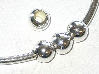 sterling silver spacer bead